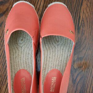 Orange Michael Kors slip-on